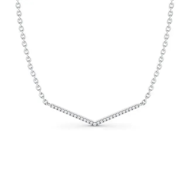 0.20CTW Round Lab Grown Diamond Necklace