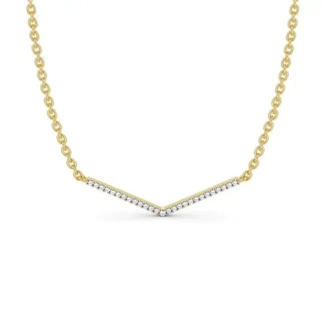 0.20CTW Round Lab Grown Diamond Necklace