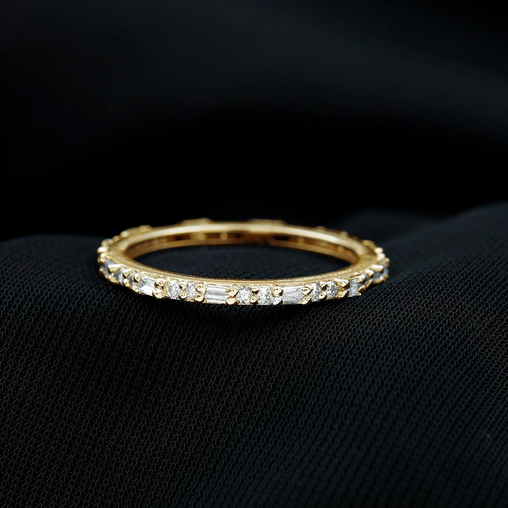 0.50 CT Diamond Full Eternity Stackable Ring