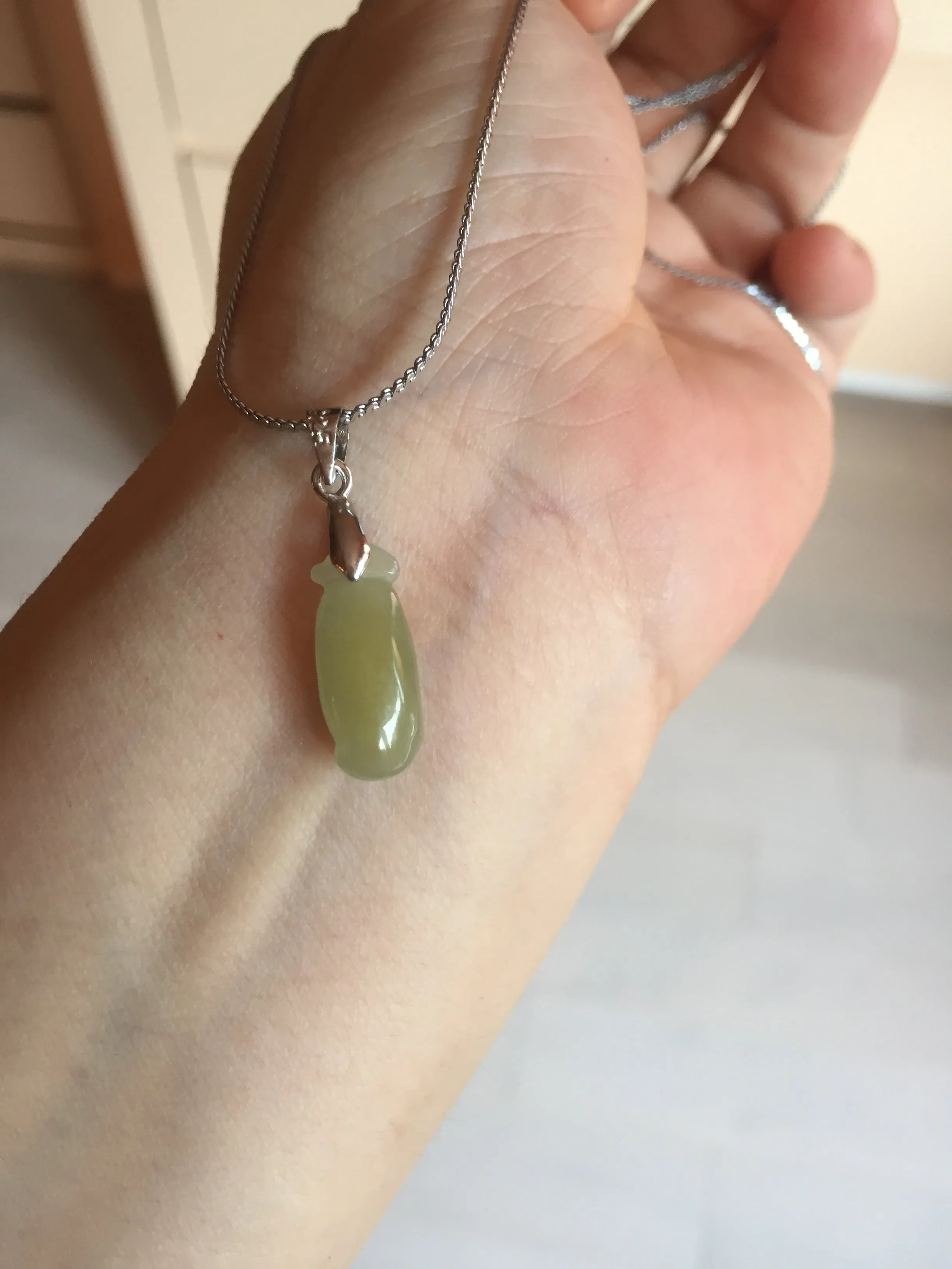 100% natural type An icy watery light purple green white blessed melon 福瓜) Jadeite Jade pendant group BP58