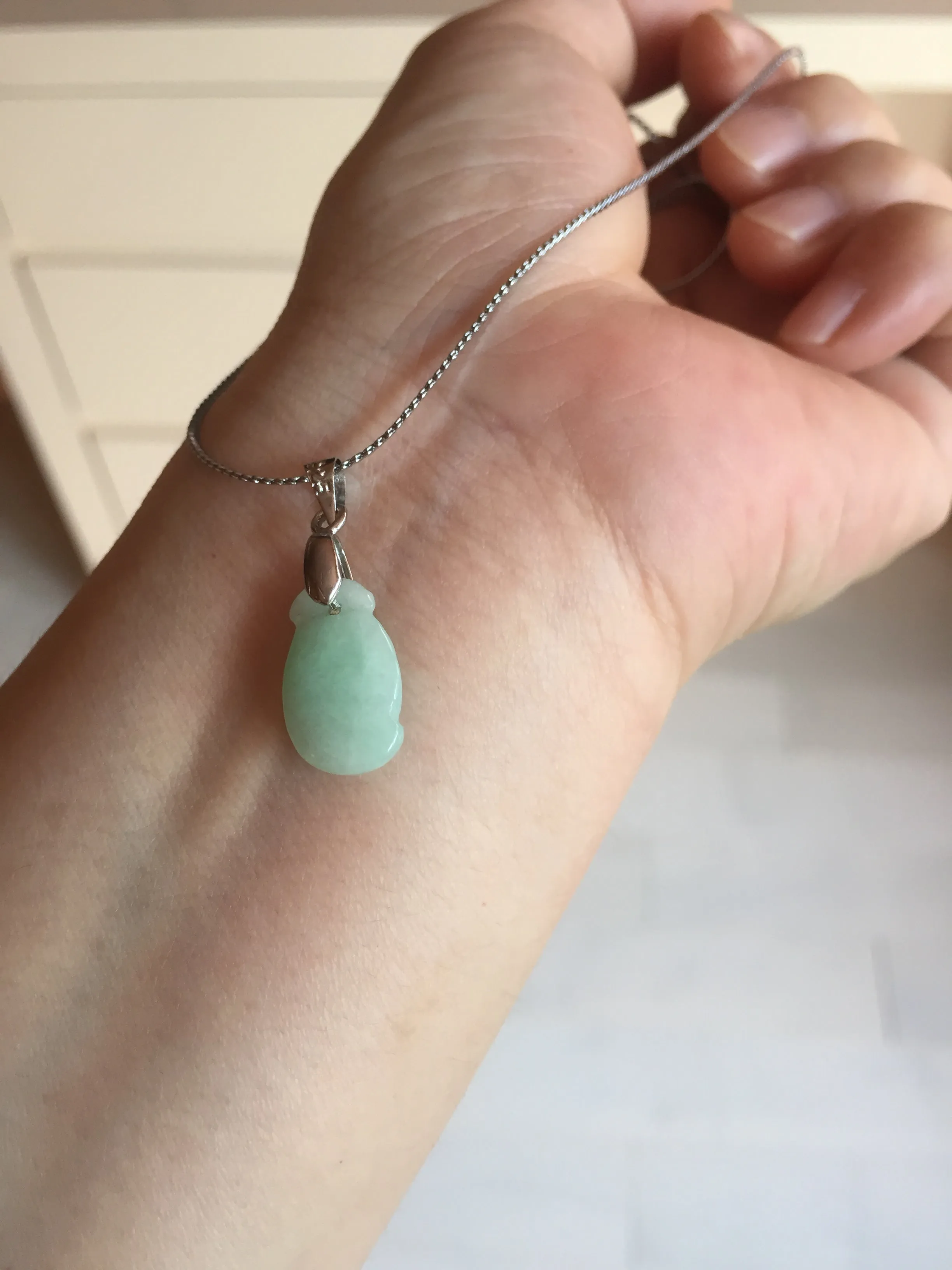 100% natural type An icy watery light purple green white blessed melon 福瓜) Jadeite Jade pendant group BP58