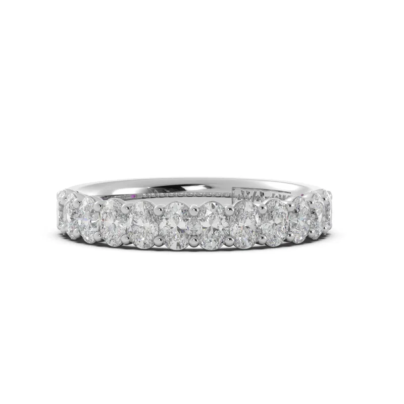 1.00ct tw Oval Diamond Band