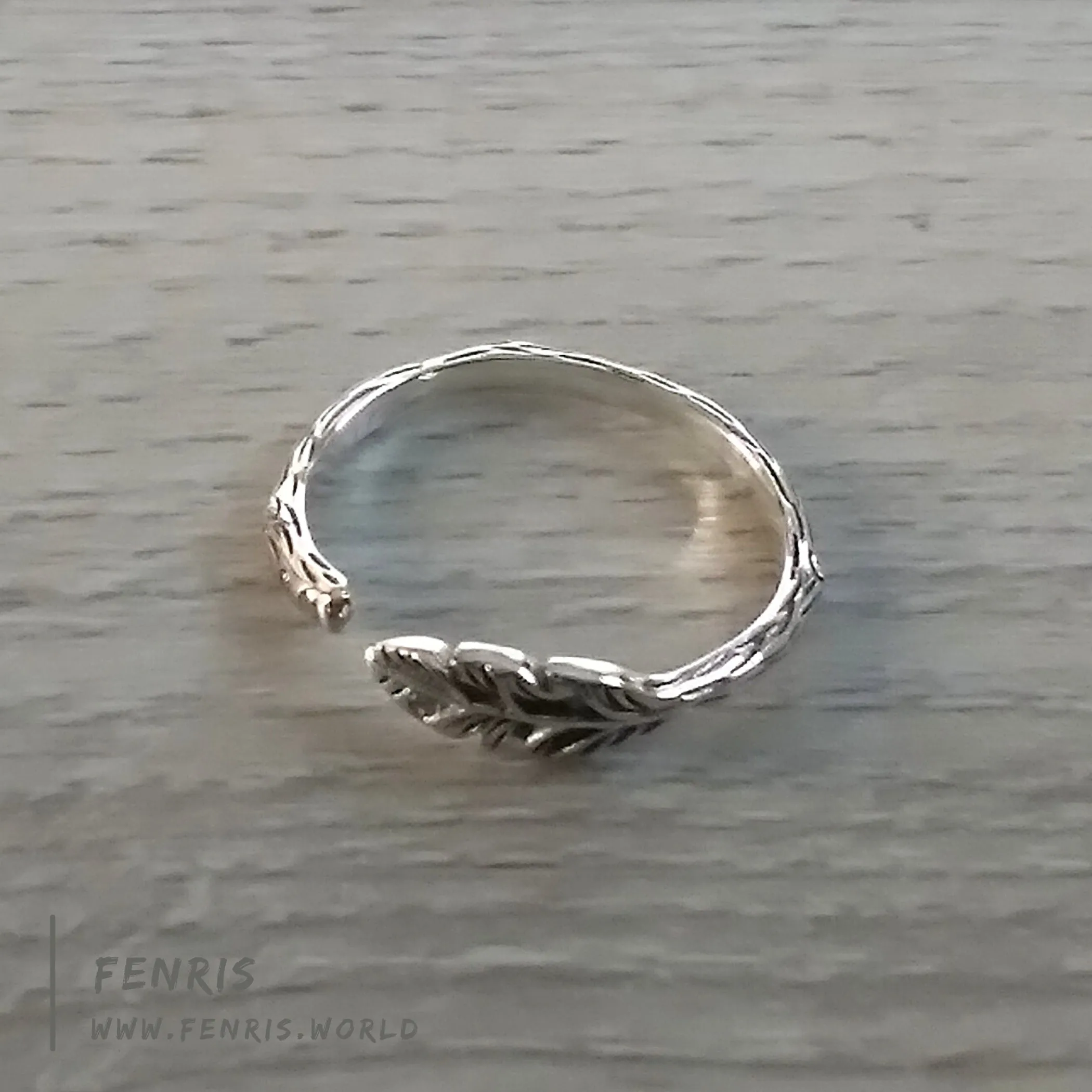 925 Silver Ring Leaf & Branch Adjustable - Fenris