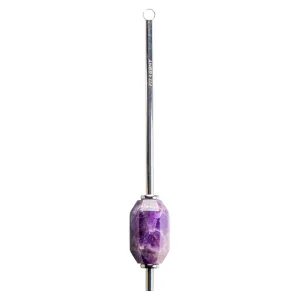 Amethyst Crystal Straw