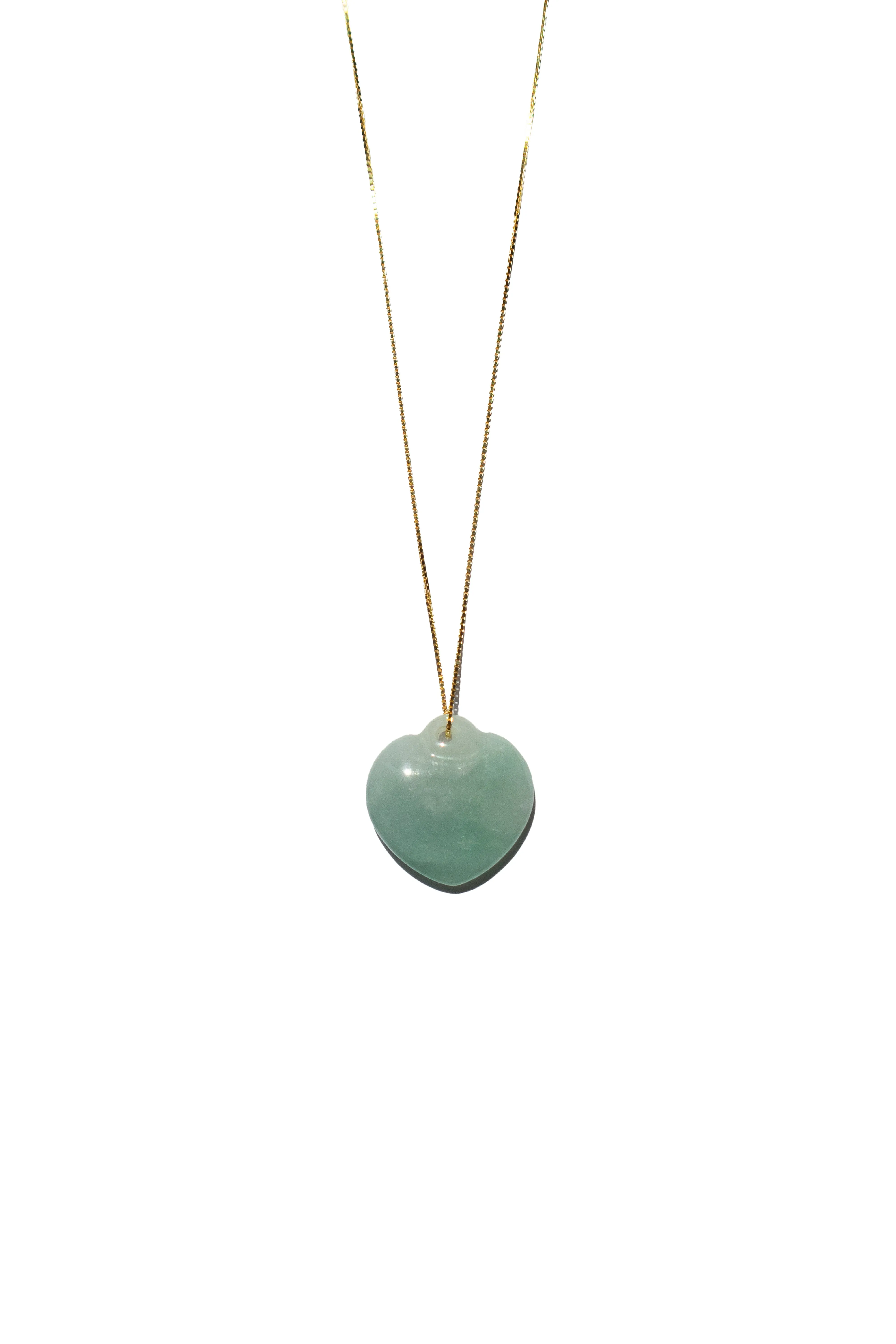 Amour — Jade pendant necklace