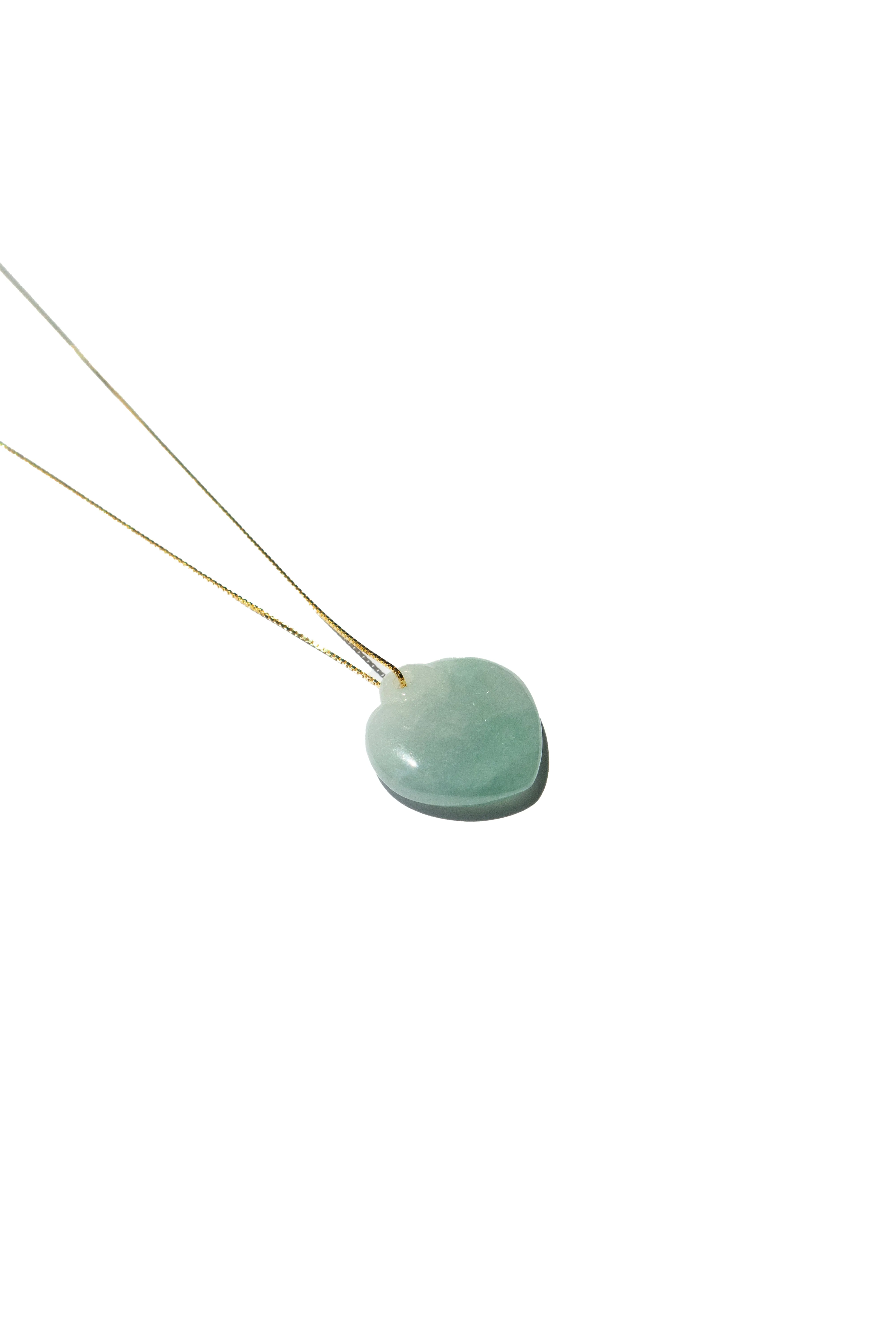 Amour — Jade pendant necklace