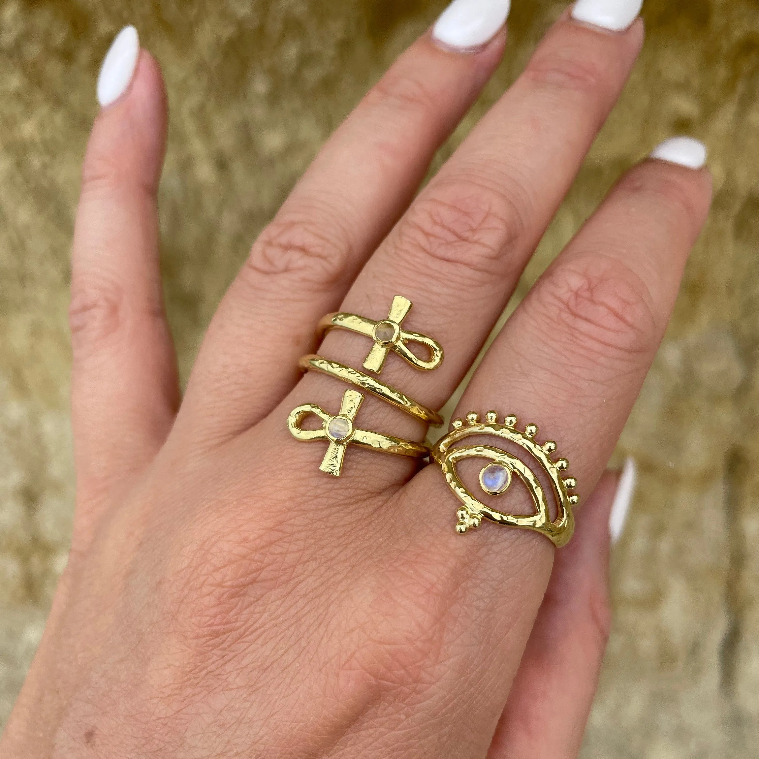 Ankh Gold Ring