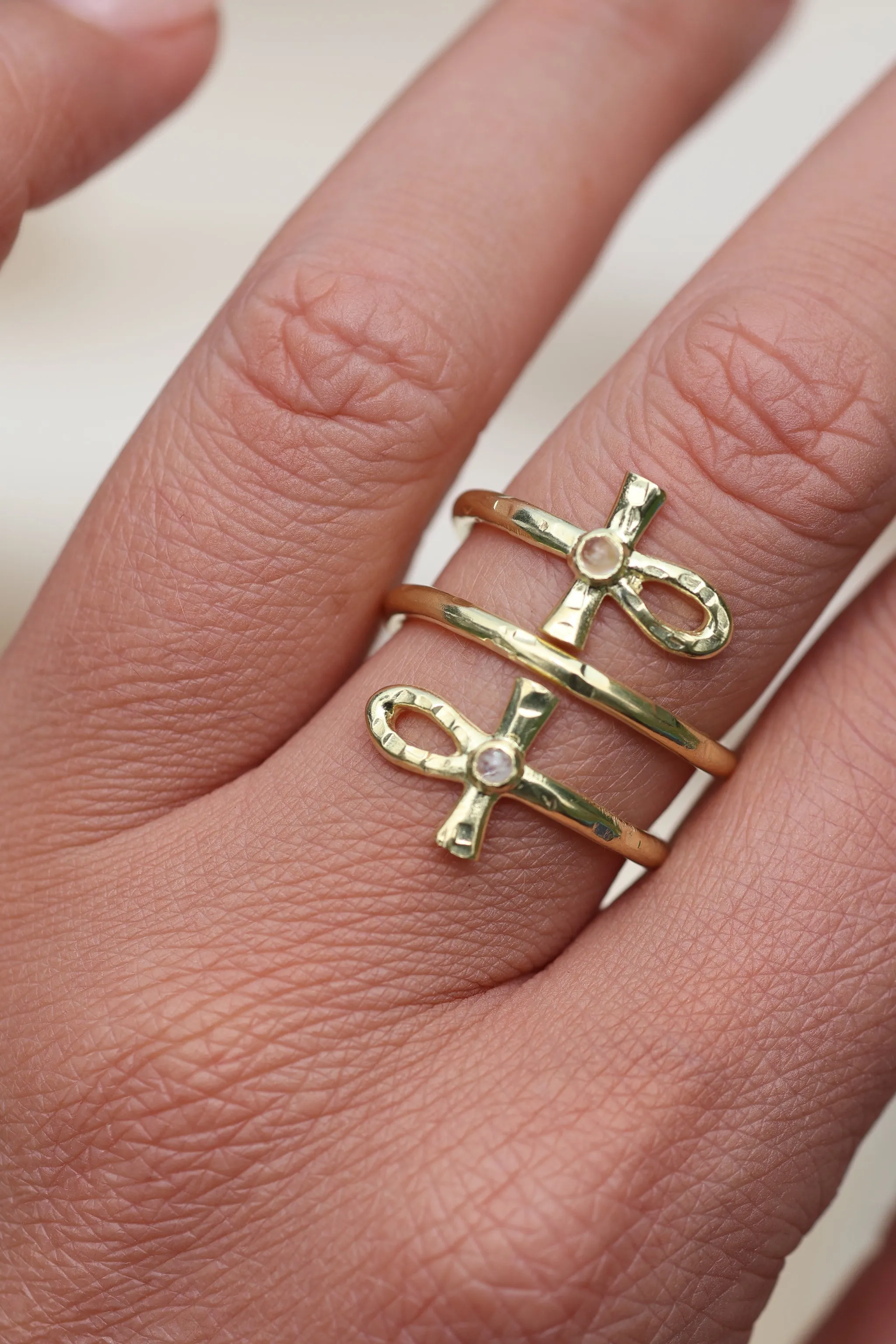 Ankh Gold Ring