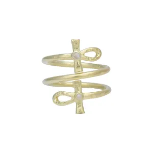 Ankh Gold Ring