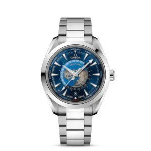 Aqua Terra 150M Co-Axial Master Chronometer GMT Worldtimer 43mm