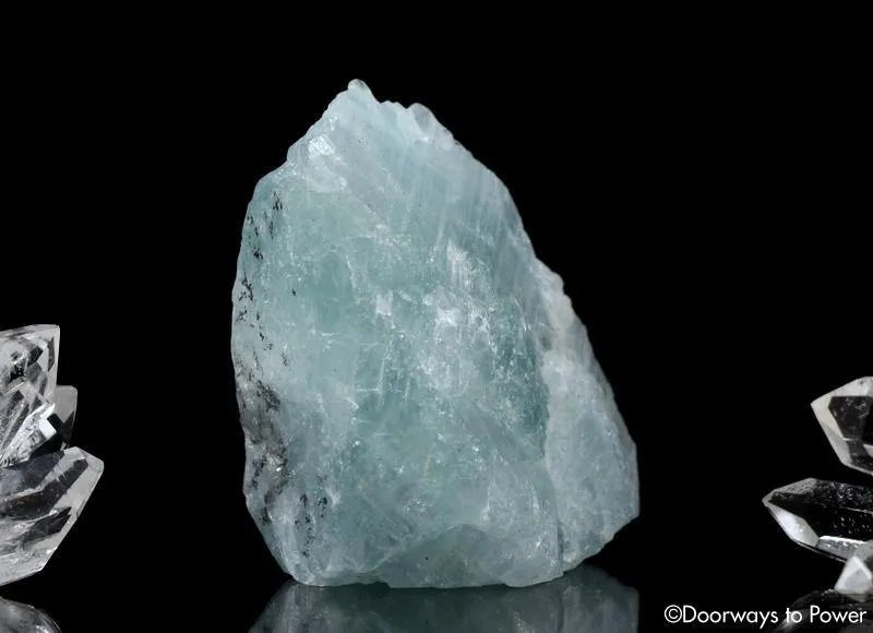 Aquamarine Natural Crystal Altar Stone