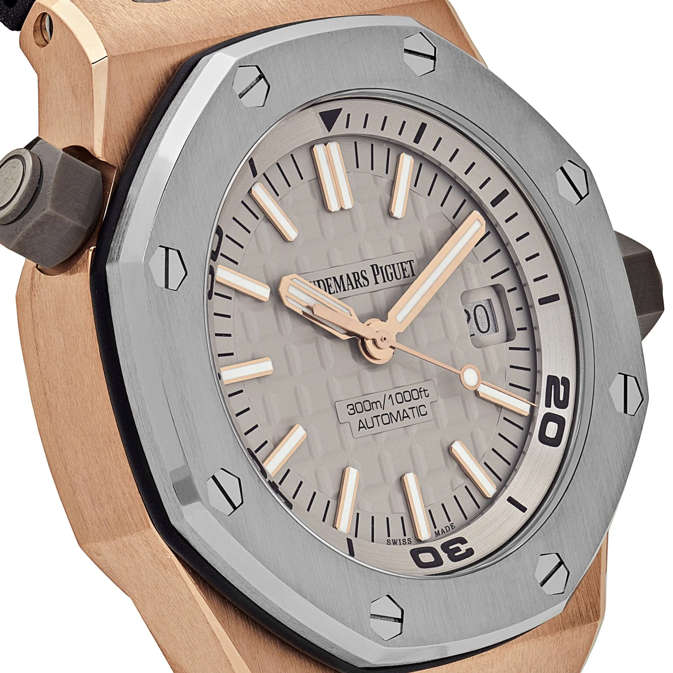 Audemars Piguet Royal Oak Offshore 15711OI.OO.A006CA.01 Diver Rose Gold Grey Dial Limited Edition