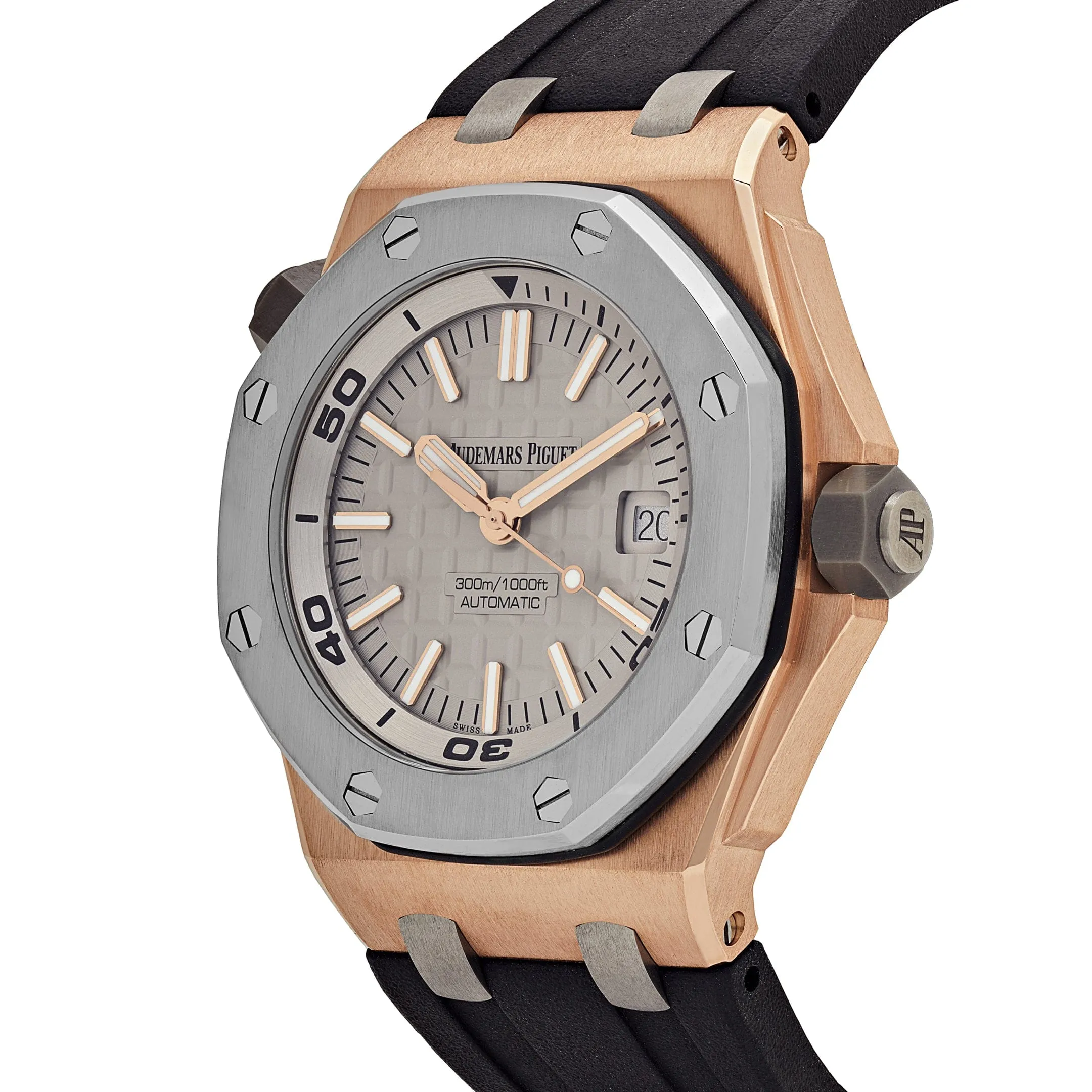 Audemars Piguet Royal Oak Offshore 15711OI.OO.A006CA.01 Diver Rose Gold Grey Dial Limited Edition