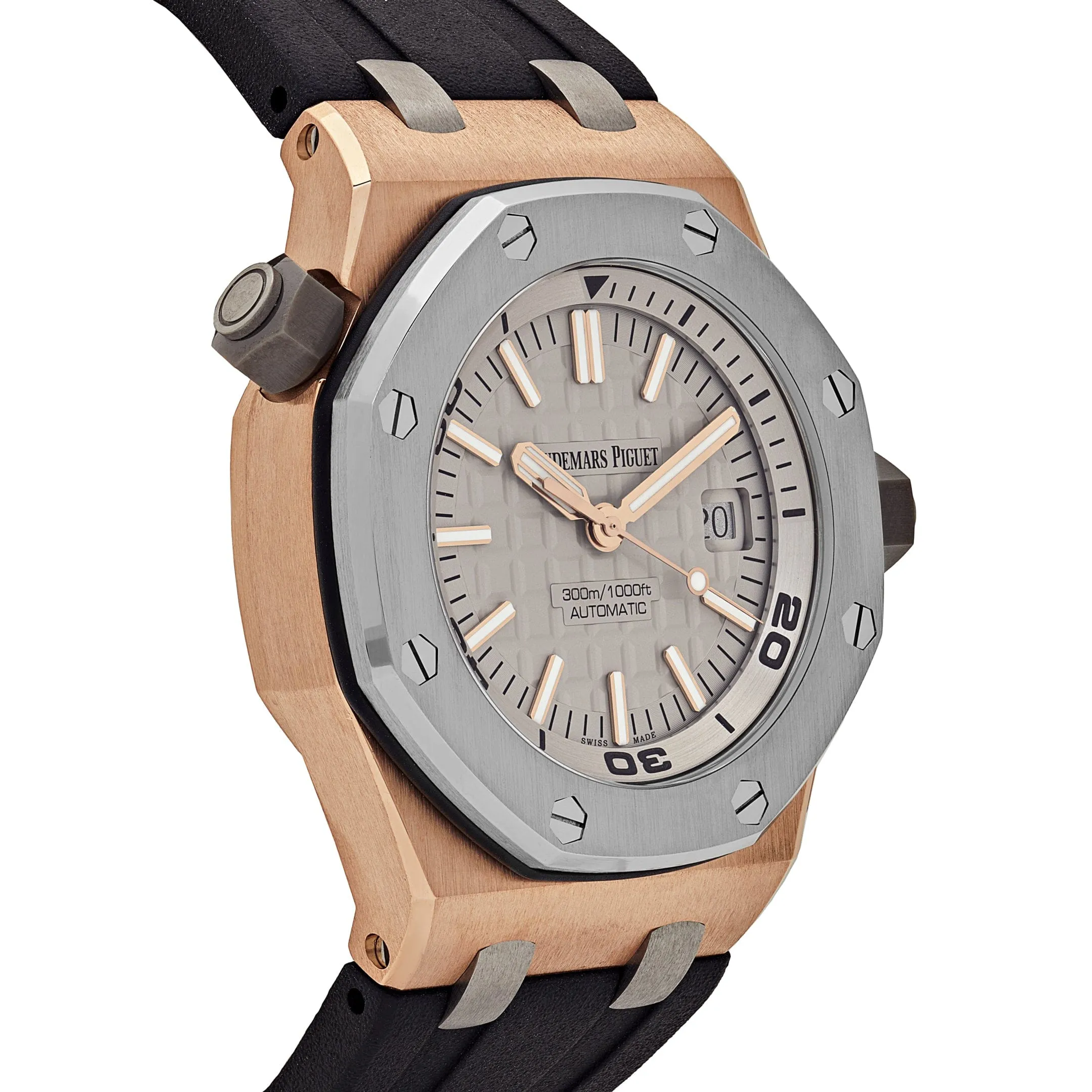 Audemars Piguet Royal Oak Offshore 15711OI.OO.A006CA.01 Diver Rose Gold Grey Dial Limited Edition