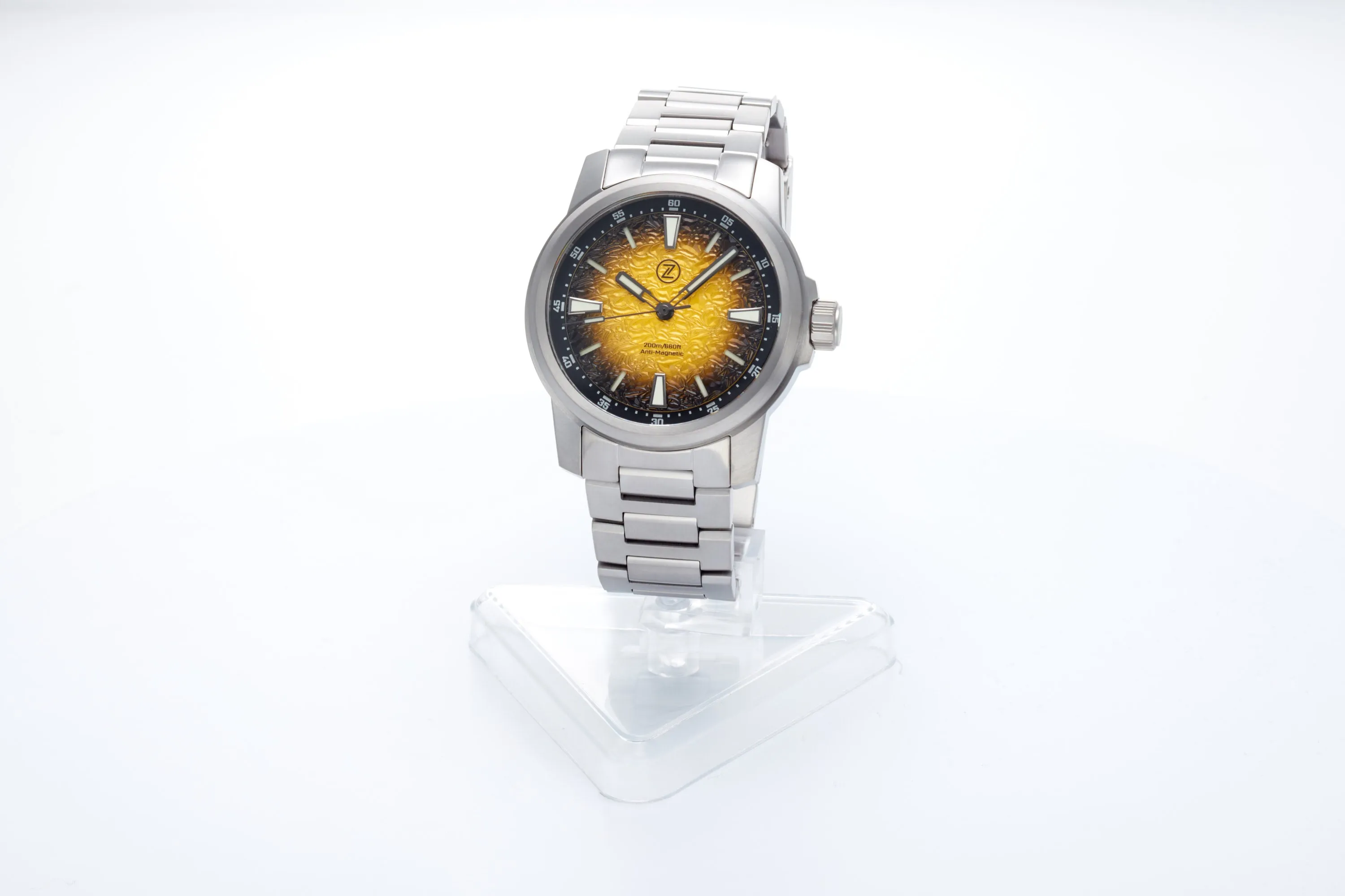 Aurora Field 42mm Ti 'Hammered Yellow'