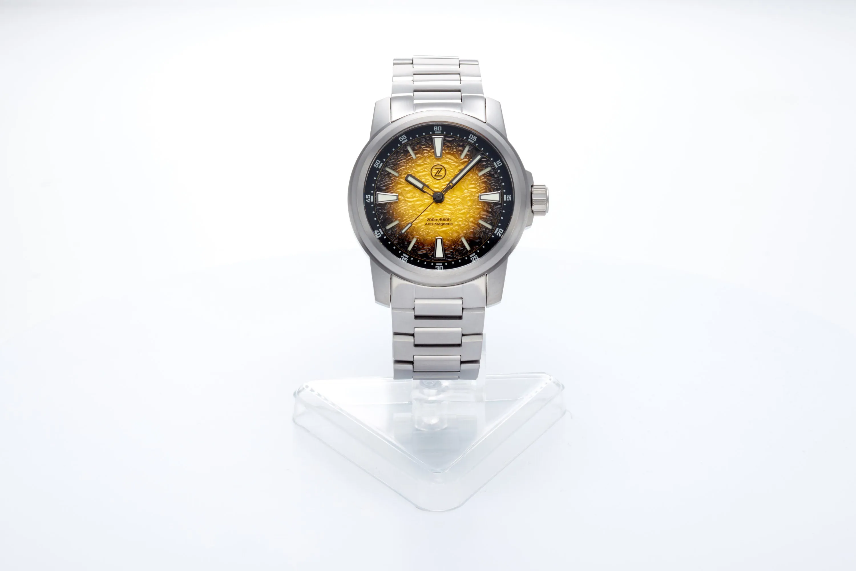 Aurora Field 42mm Ti 'Hammered Yellow'