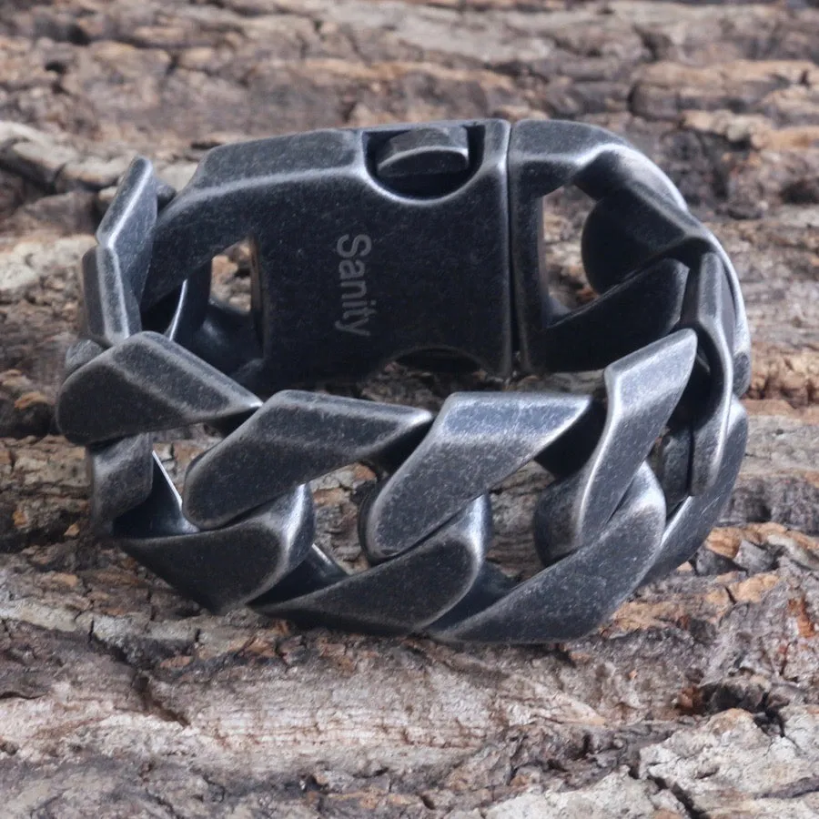 Bagger Bracelet - Galvanized - 1" Wide - The Custom - B20