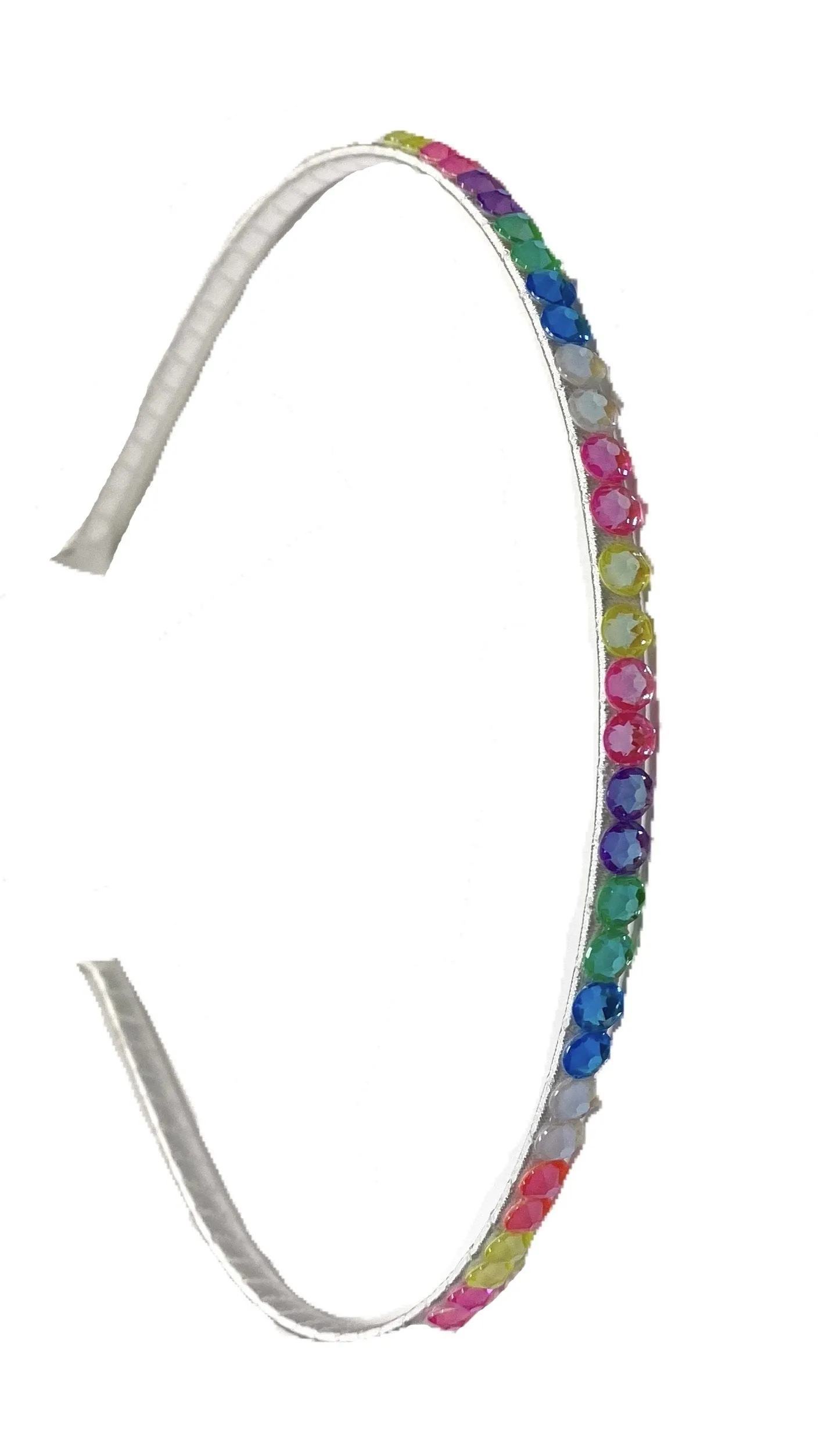 Bari Lynn Neon Swarovski Crystal Skinny Headband