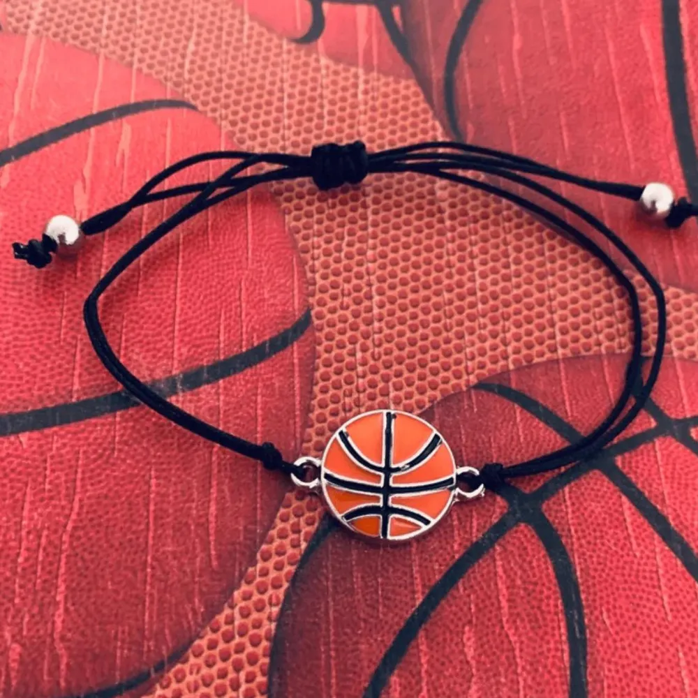 Basketball Adjustable String Bracelet