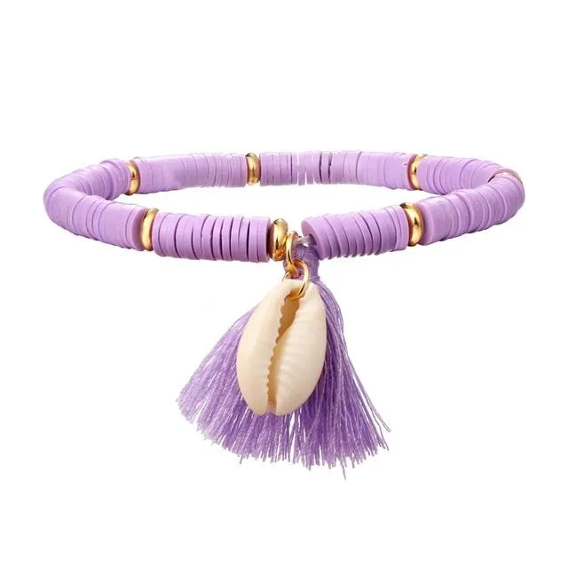 Bohemian Multicolor Tassel Anklet For Women Jewelry Anklet Chain