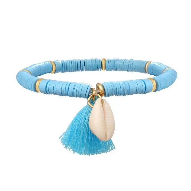 Bohemian Multicolor Tassel Anklet For Women Jewelry Anklet Chain