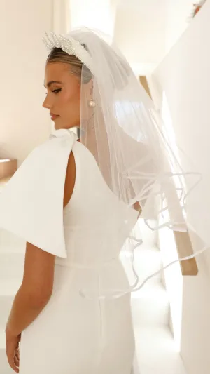 Bride To Be Veil - White