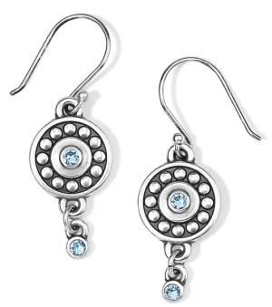 Brighton aqua pebble earrings