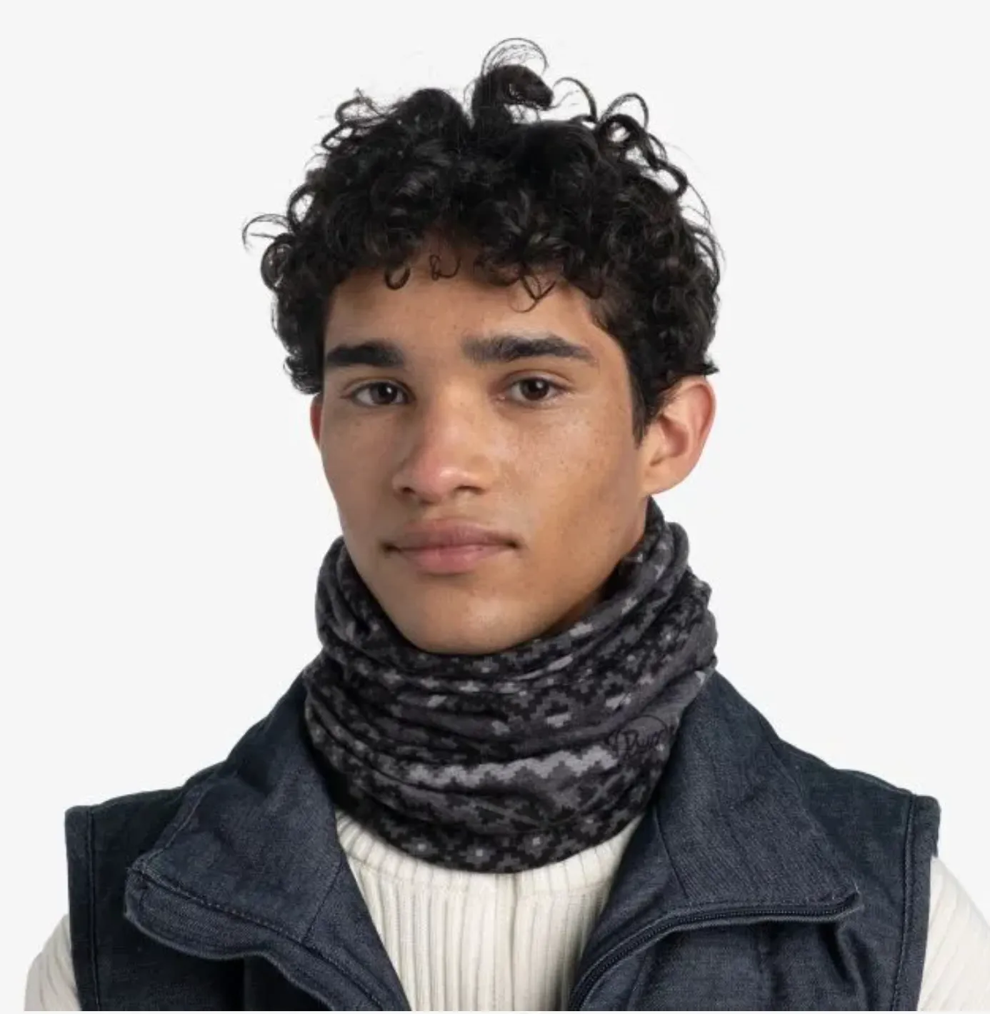 BUFF Merino Lightweight Neckwear Faizen Grey