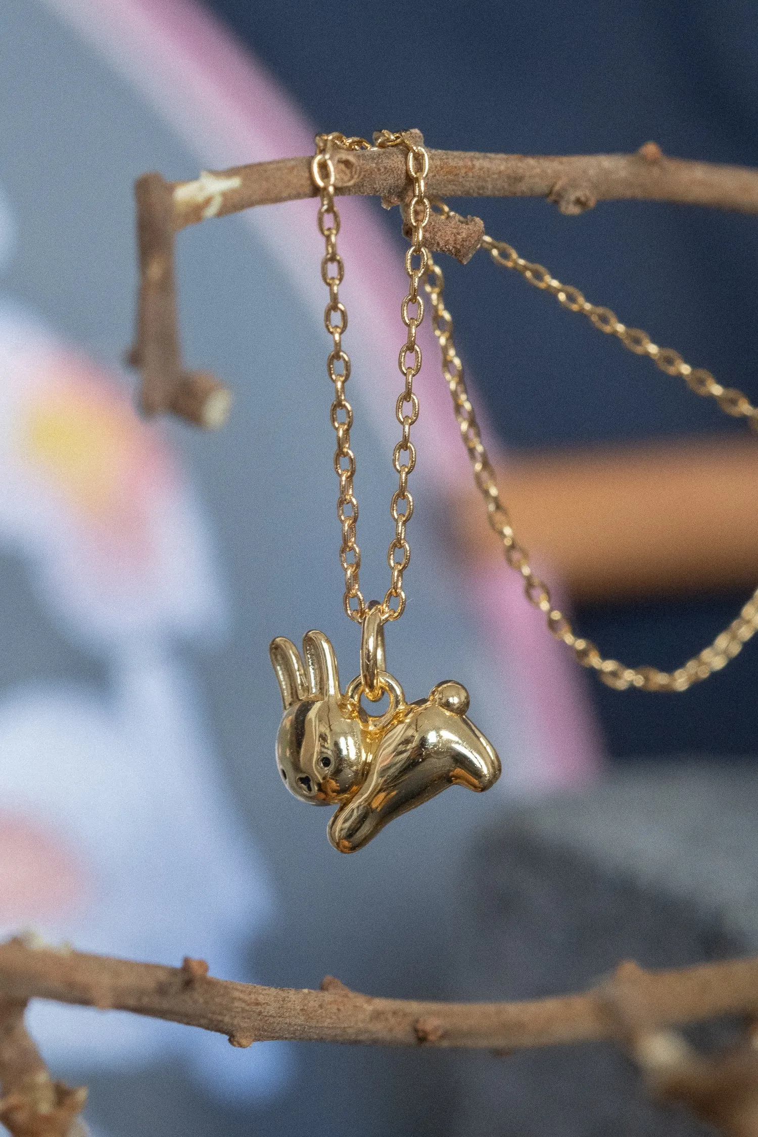 Bunny Pendant Necklace