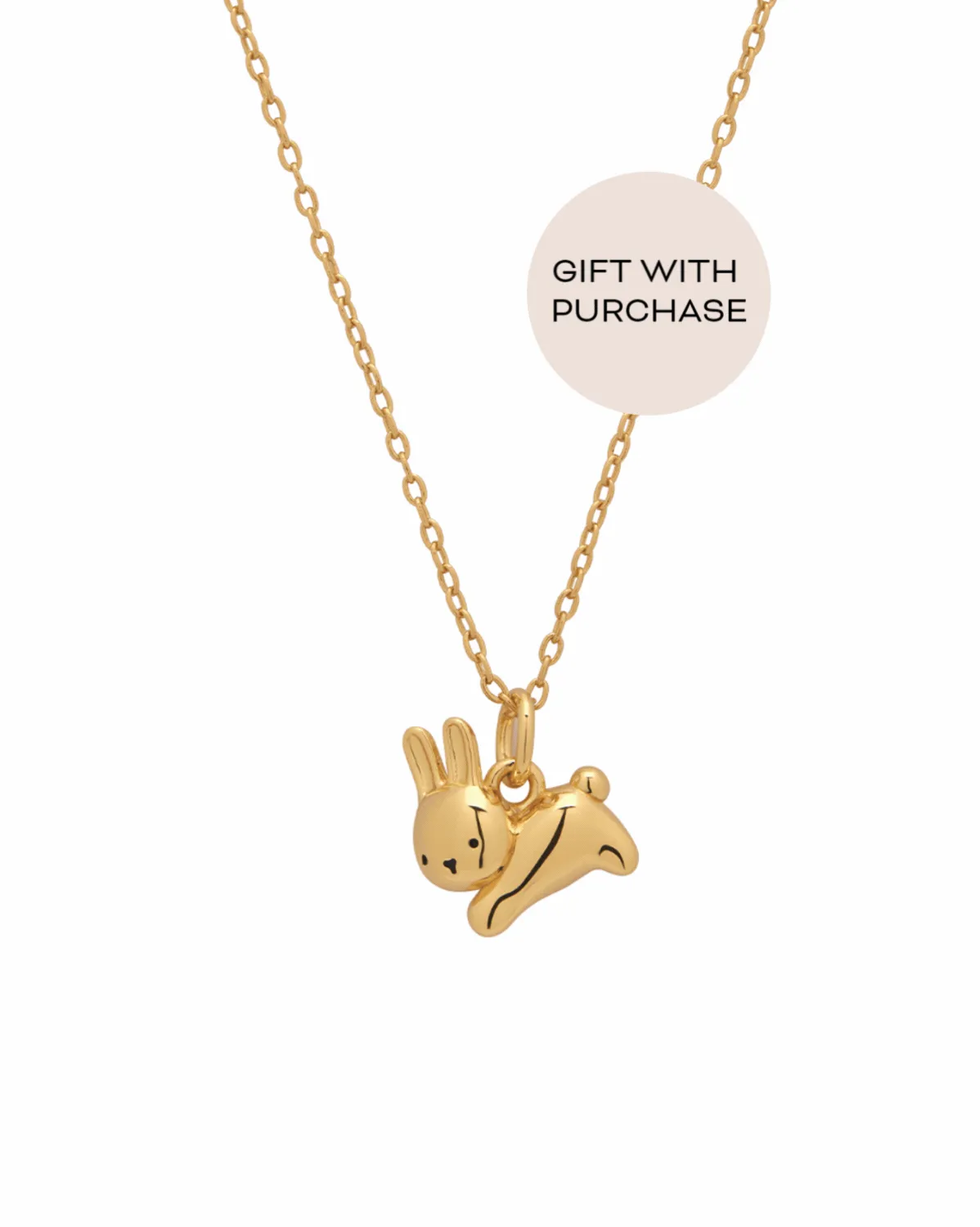 Bunny Pendant Necklace