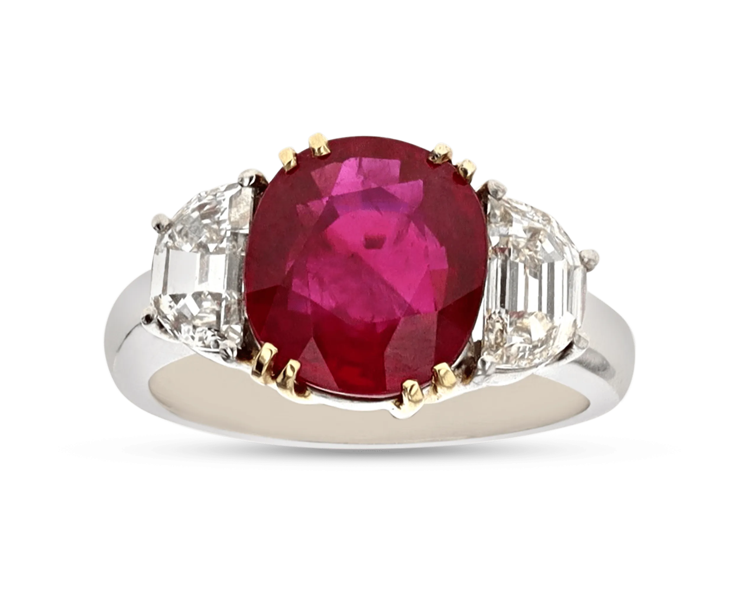 Burma Ruby Ring, 4.07 Carats