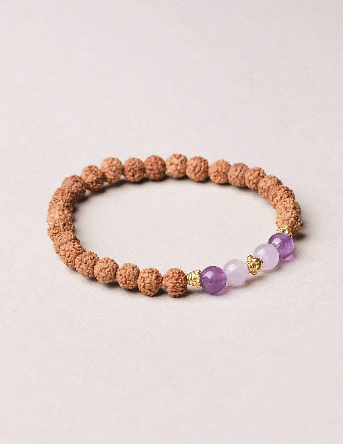 Chakra Gemstone Rudraksha Wrist Malas