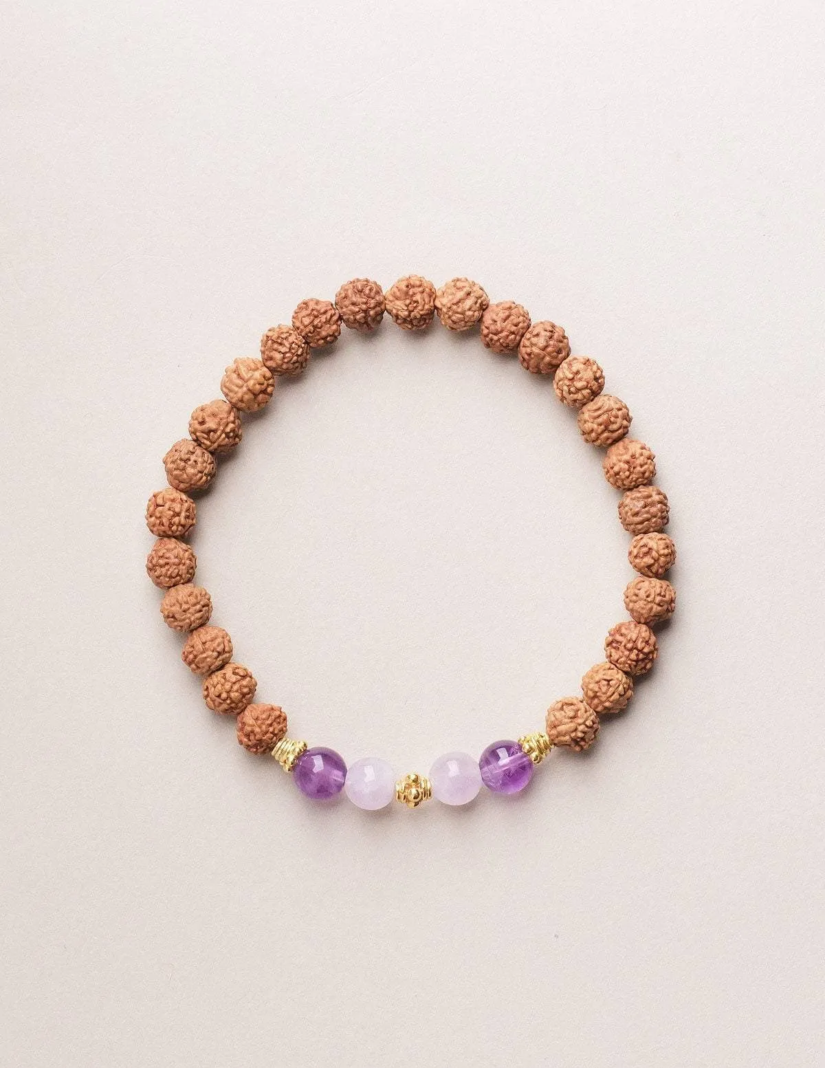 Chakra Gemstone Rudraksha Wrist Malas