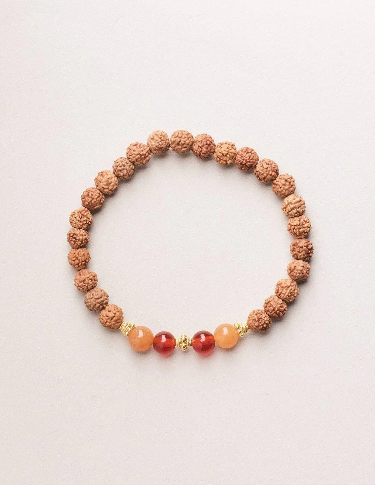 Chakra Gemstone Rudraksha Wrist Malas