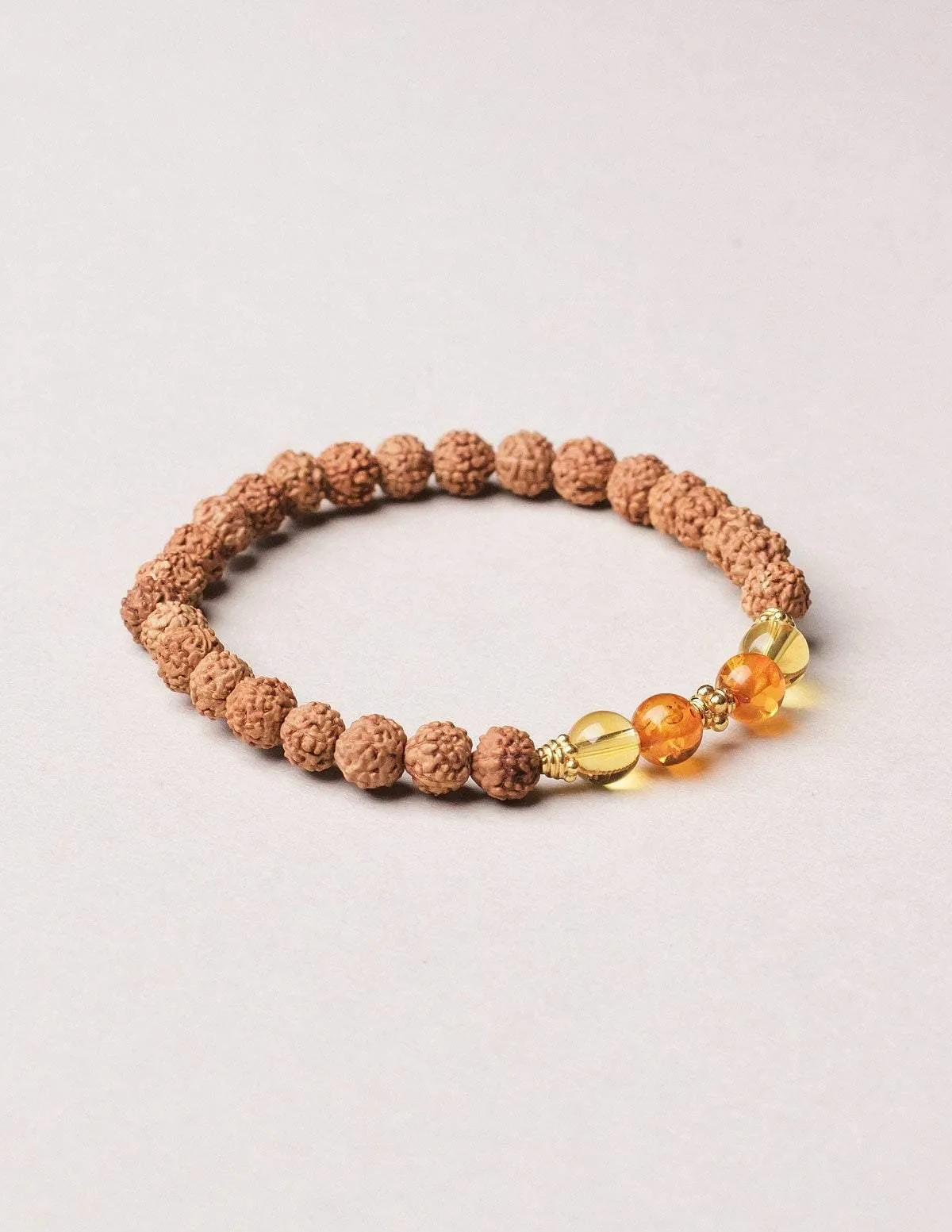 Chakra Gemstone Rudraksha Wrist Malas