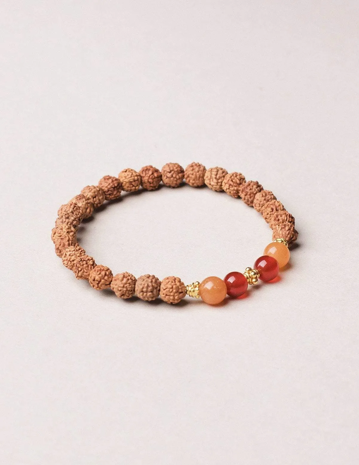 Chakra Gemstone Rudraksha Wrist Malas