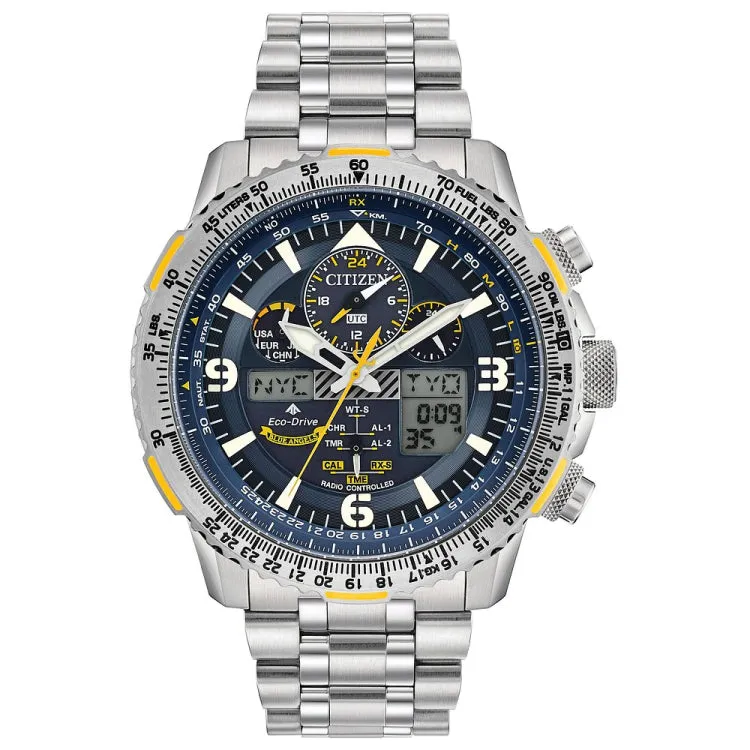 CITIZEN Blue Angels Promaster Eco Skyhawk Mens Super Titanium