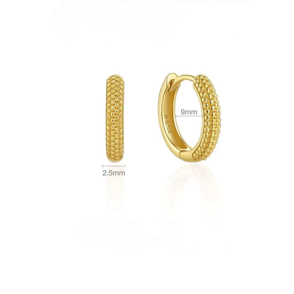 Classic Dots Hoop & Huggie Earrings