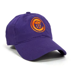 Clemson Ring Crest Hat in Purple