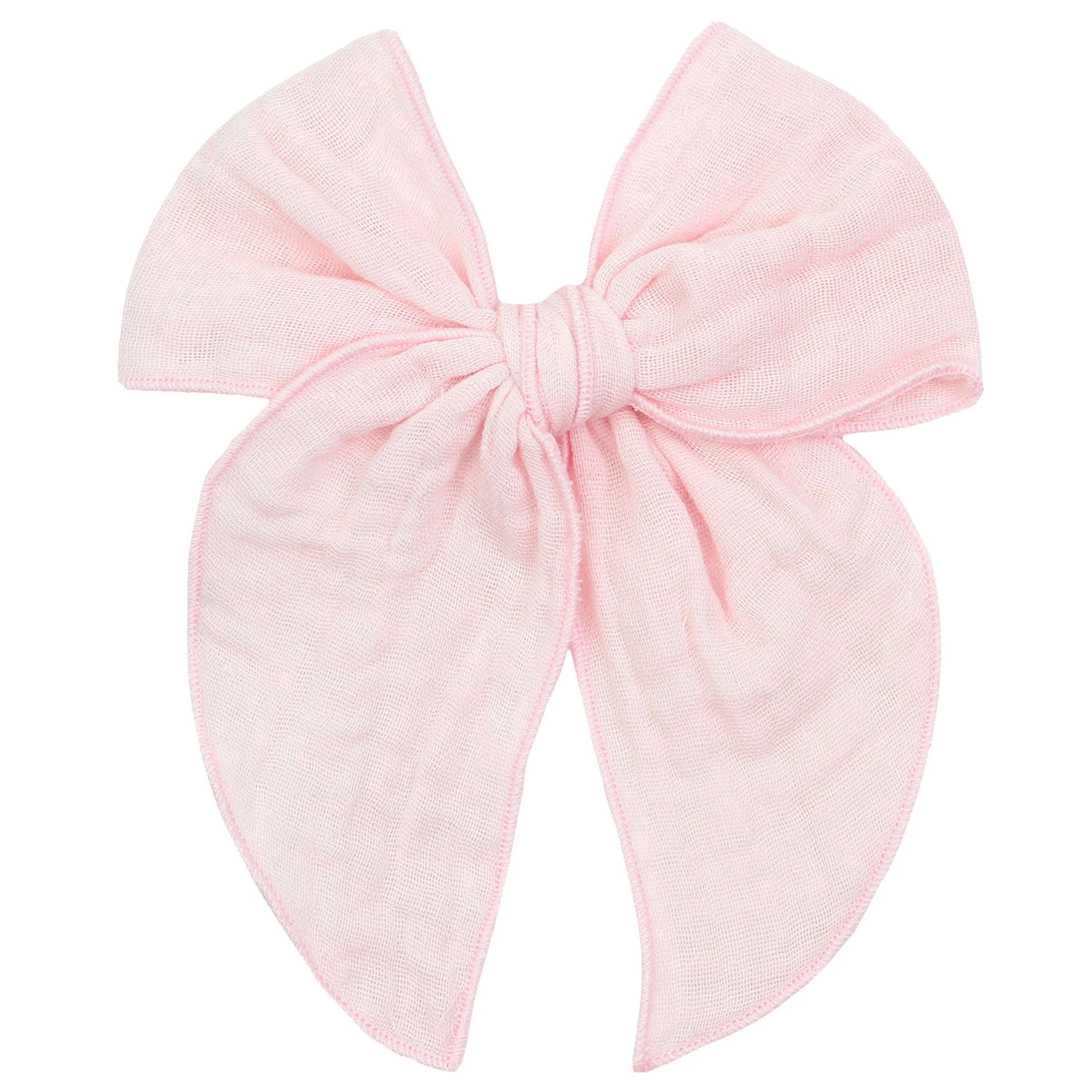 Cloud Muslin™ Heirloom Bow - Blush Clip