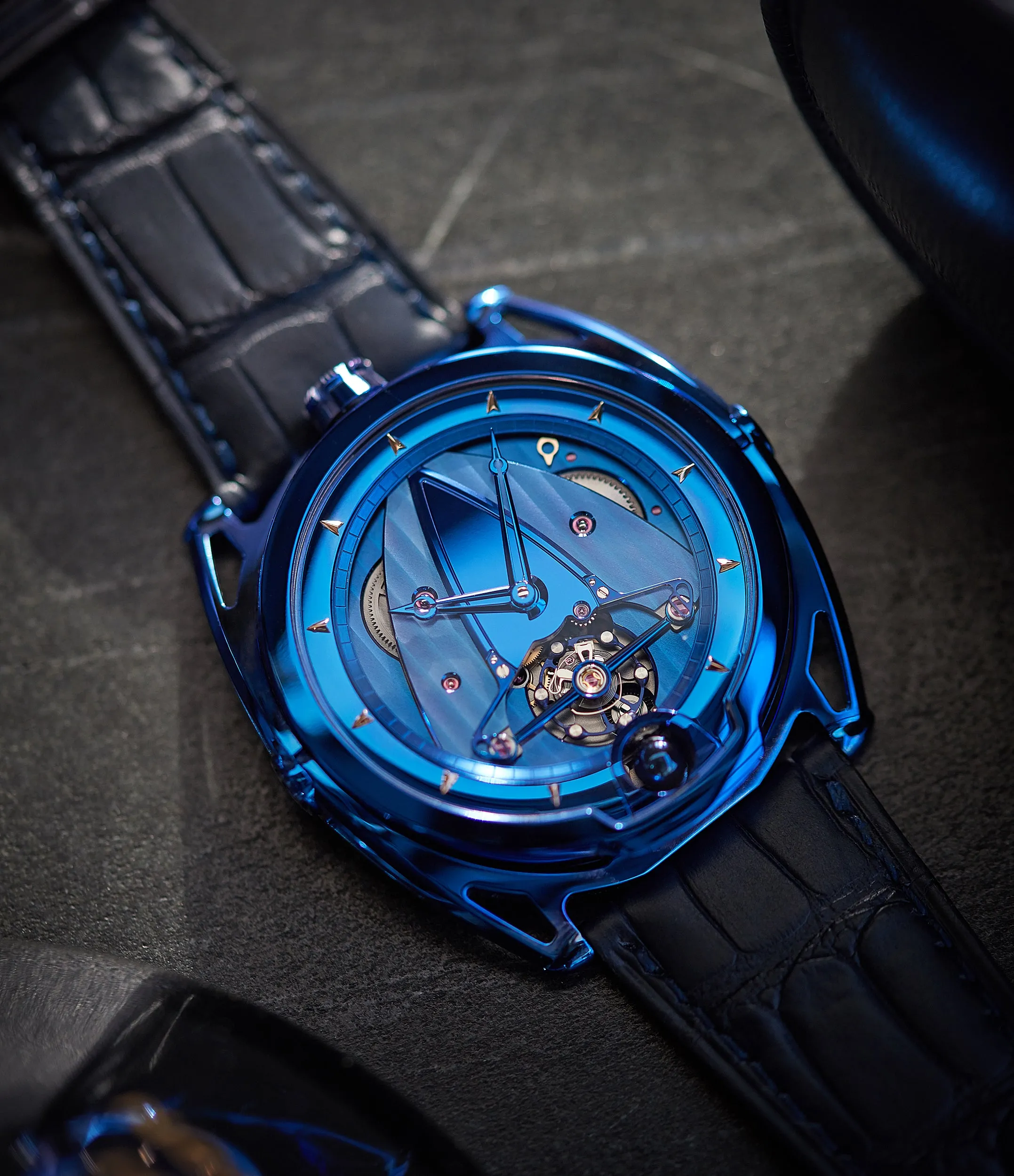 DB28 Kind of Blue | Blued Titanium