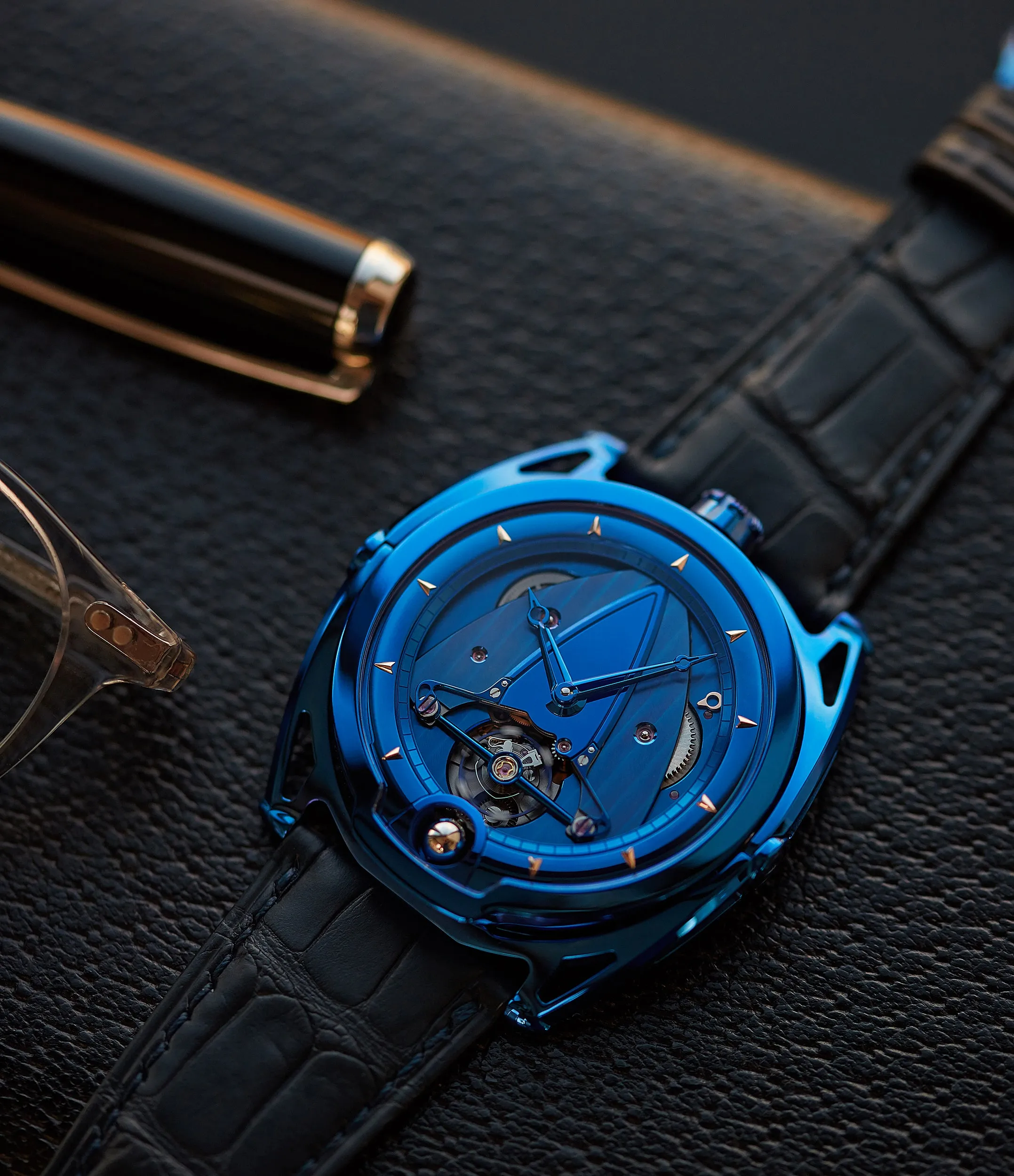 DB28 Kind of Blue | Blued Titanium