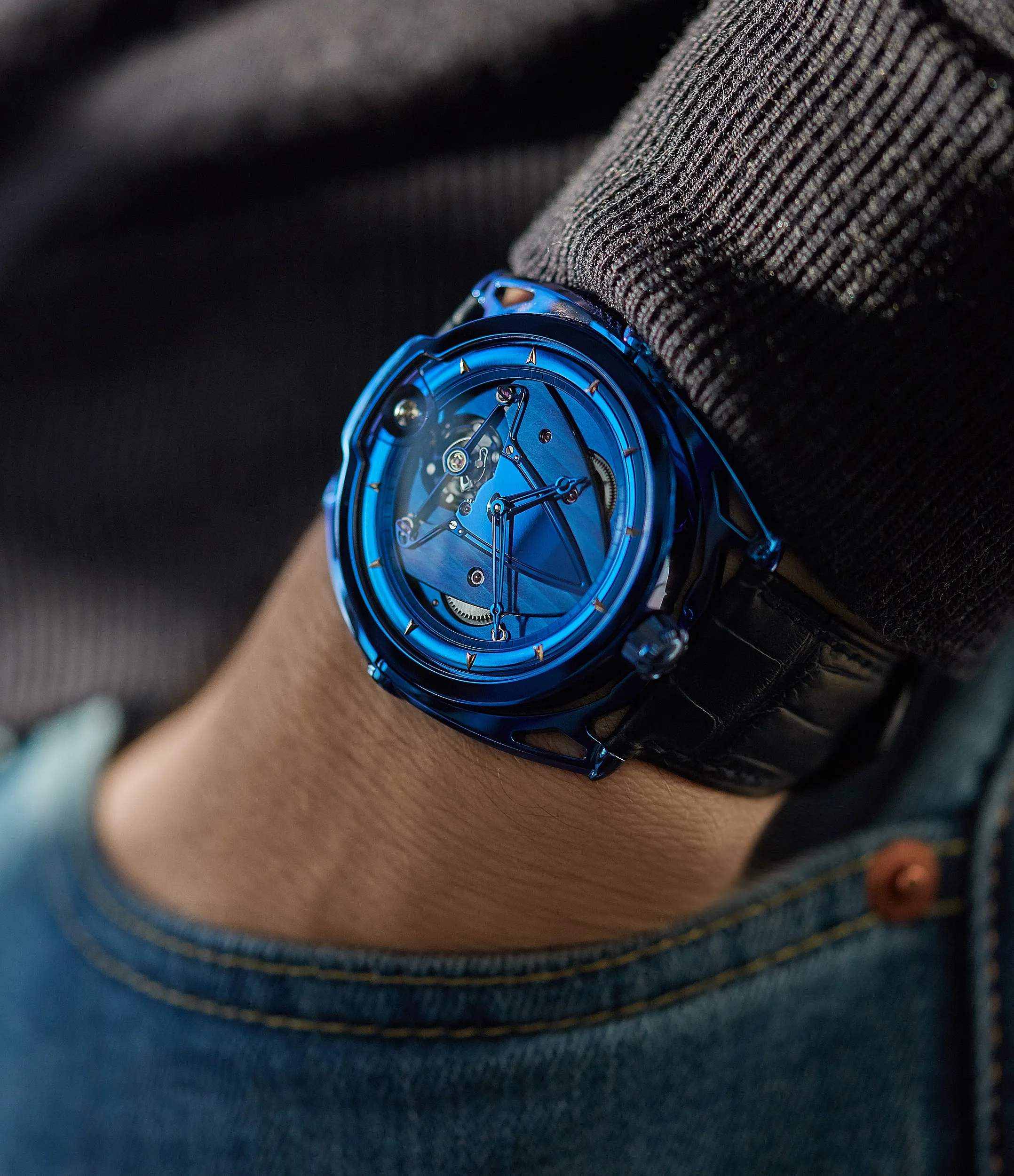 DB28 Kind of Blue | Blued Titanium