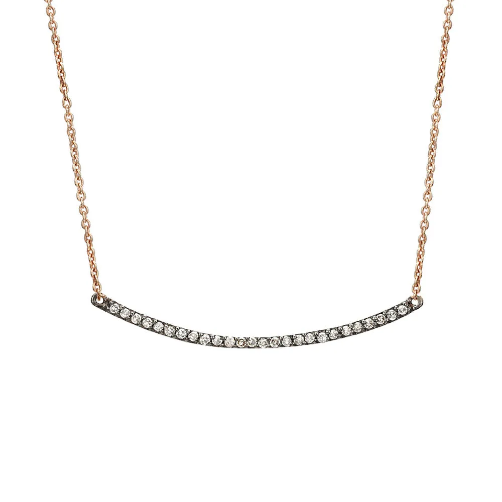 Diamond Bar Necklace