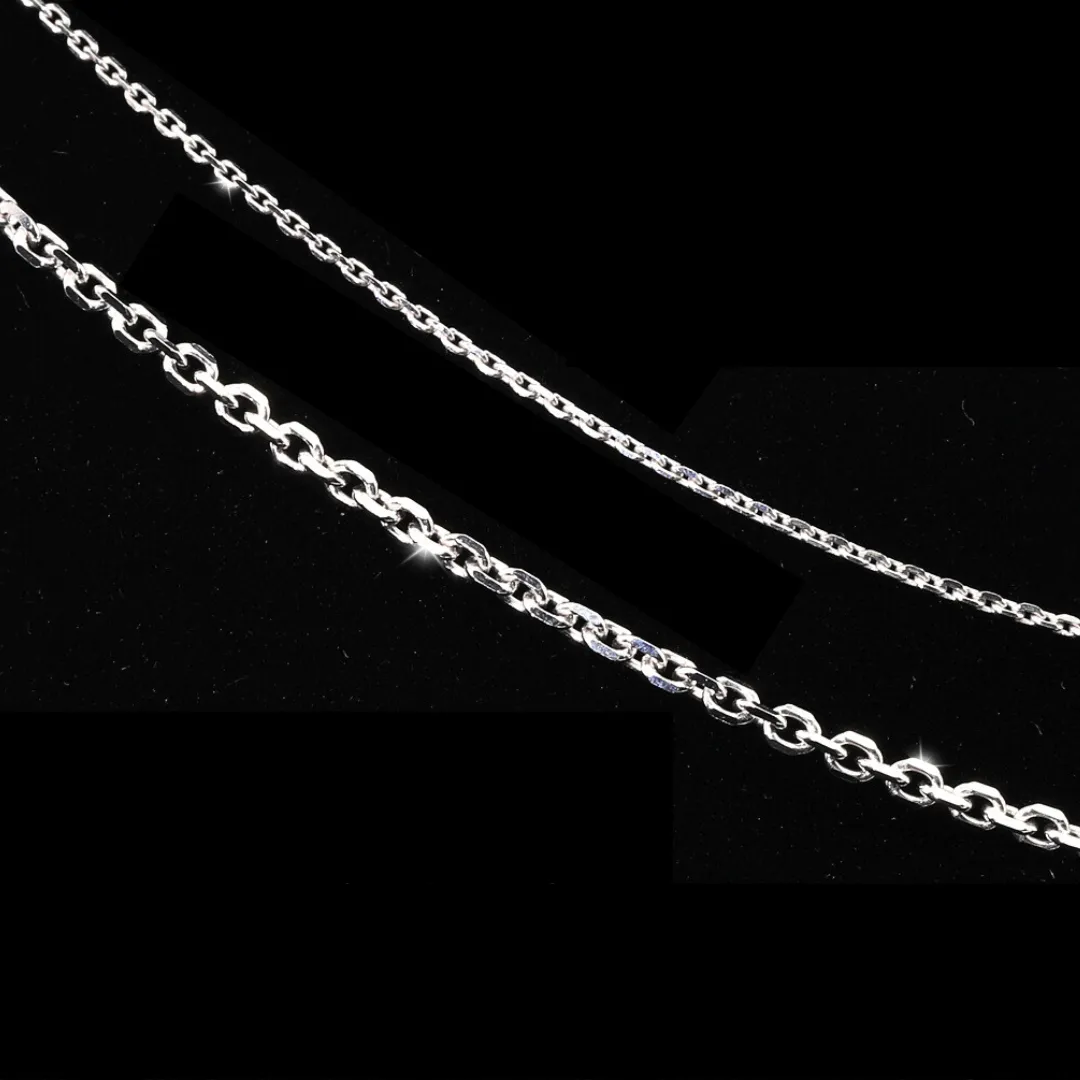 Diamond-cut Italian Cable Chain in 925 Sterling Silver