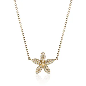 Diamond Flower Necklace