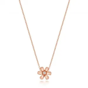 Diamond Jewellery 9ct Gold Diamond Daisy Necklace ND122R