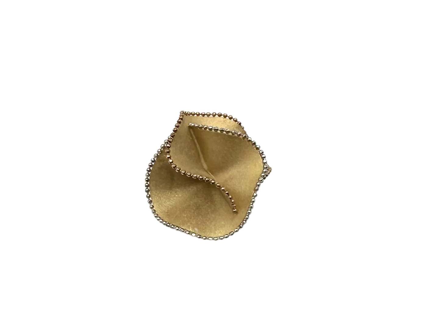 Dimensional Wavy 14k Gold Ring