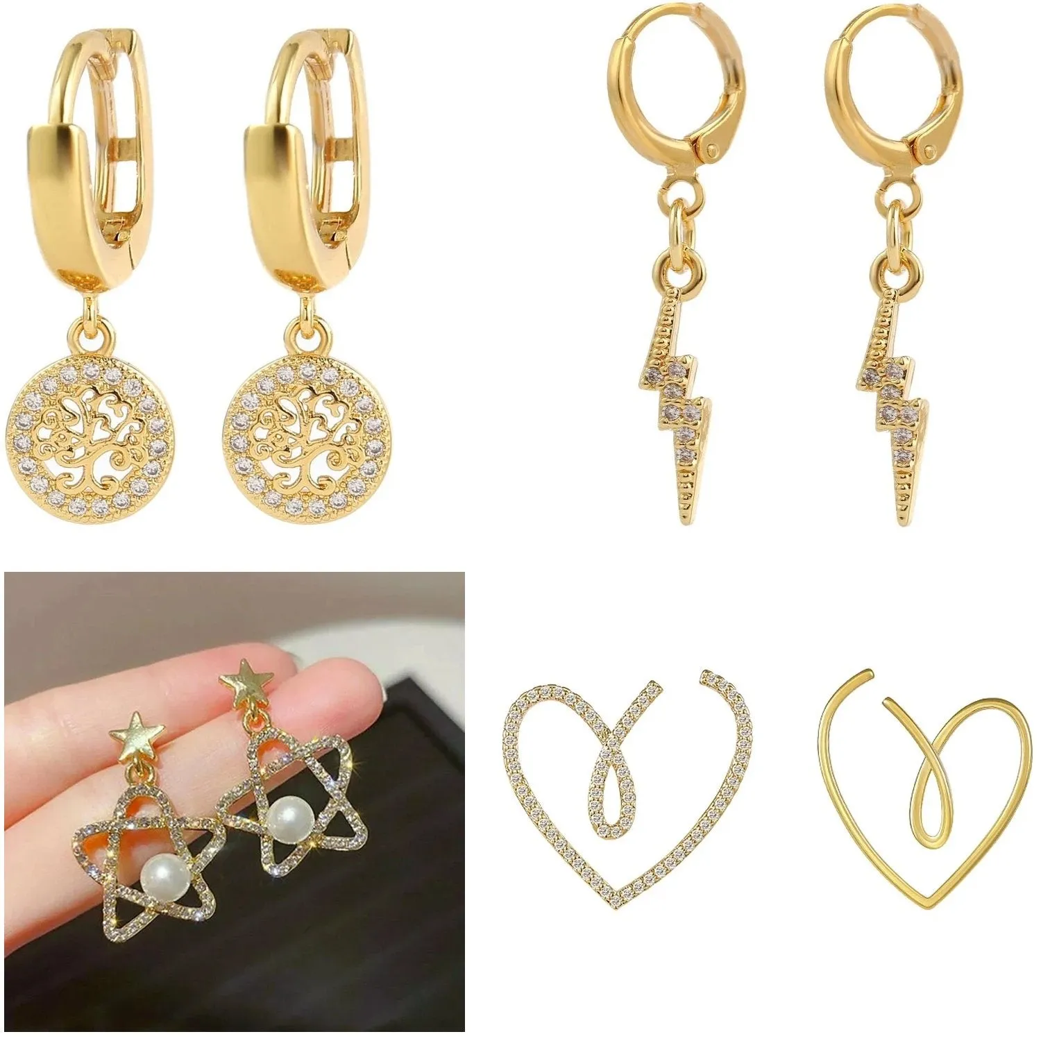 Earrings Set for Women Girls