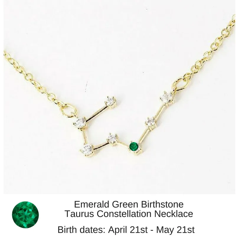 Gemini Constellation Zodiac Necklace with Light Amethyst Birthstone - "Star Candy"